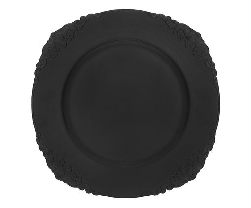 Sousplat Hazan Preto, Preto | WestwingNow