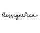 Palavra De Parede Ressignificar, Preto | WestwingNow