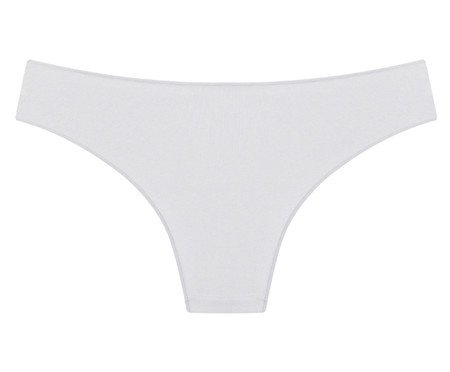 Calcinha Biquíni em Algodão Branco | Westwing