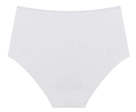 Calcinha Hot Pants Alta Cobertura Branco | WestwingNow