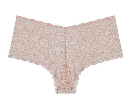 Calcinha Tanga Brasileira De Renda Bege Essence | Westwing