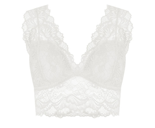 Corselet Top com Bojo sem Aro Off White, Off White | WestwingNow