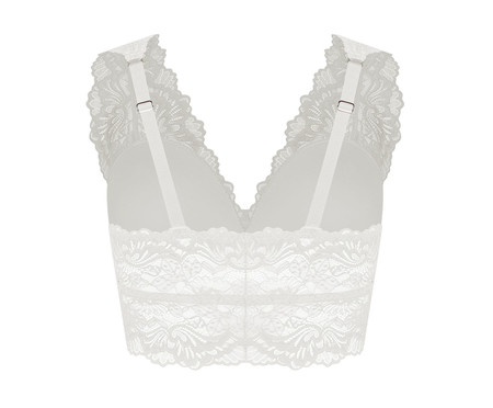 Corselet Top com Bojo sem Aro Off-White | WestwingNow