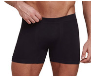 Cueca Boxer sem Costura em Microfibra Preto | WestwingNow