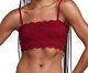 Sutiã Top Faixa em Renda e Microfibra Vermelho, Vermelho | WestwingNow