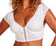 Sutiã Mini Corselet Em Renda Branco, Branco | WestwingNow