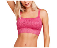 Sutiã Top Bandeau com Bojo Removível em Renda Rosa Can Can | WestwingNow