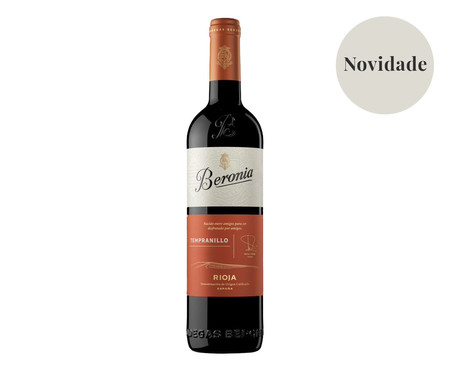 Vinho Seco Espanhol Beronia Tt Tempranillo Jovem