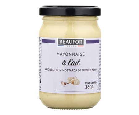 Maionese com Mostarda de Dijon e Alho Beaufor