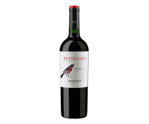 Vinho Chileno Bisquertt Petirrojo Reserva Carménère Rubi, Colorido | WestwingNow