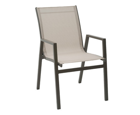 Cadeira Guaruja Amendoa Tela - Bege | WestwingNow