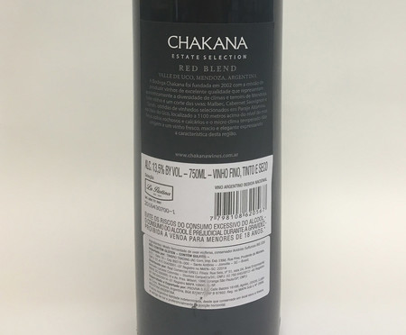 Vinho Chakana Estate Sel Red Blend Tto | WestwingNow