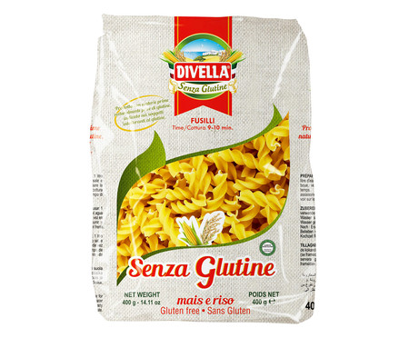 Fusilli sem glúten Divella