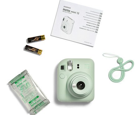 Câmera Instax Mini 12 - Verde Menta | Westwing