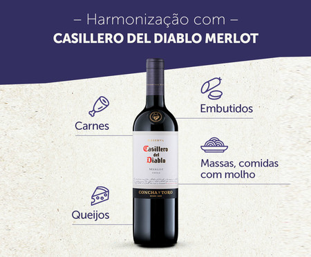 Vinho Chileno Casillero Del Diablo Merlot | WestwingNow