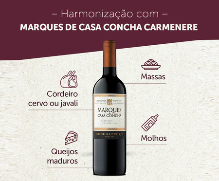 Vinho Chileno Marques de Casa Concha Carmenere | WestwingNow