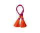 Porta Guardanapo Tassel Rosa com Laranja, Rosa | WestwingNow