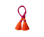 Porta Guardanapo Tassel Rosa com Laranja | WestwingNow