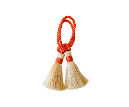 Porta Guardanapo Tassel Laranja com Fendi