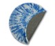 Tapete Redondo Infantil Tie Dye - Azul, colorido | WestwingNow