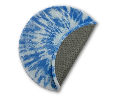 Tapete Redondo Infantil Tie Dye - Azul | WestwingNow