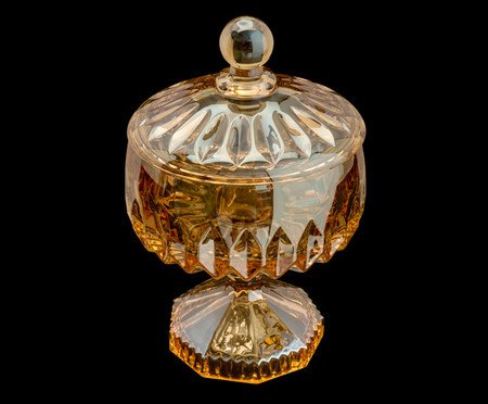 Bomboniere em Cristal Louise Âmbar | Westwing