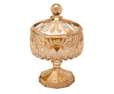 Bomboniere em Cristal Louise Âmbar | Westwing