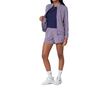 Jaqueta Feminina Fila Tênis Club Lilas Acinzentado | WestwingNow