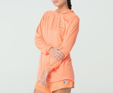 Jaqueta Feminina Fila Beach Fresh Laranja Coral | Westwing