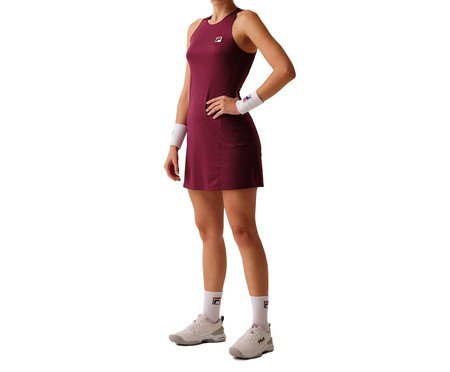 Vestido Feminino Fila Tênis Basic Bordo