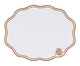 Lugar Americano Coral Ocre, Branco | WestwingNow