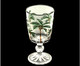 Jogo de Taças para Brandy Tropical Palm Hand Painting, Transparente | WestwingNow