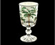 Jogo de Taças para Brandy Tropical Palm Hand Painting, Transparente | WestwingNow