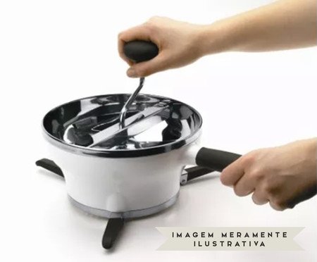 Passador para Vegetais em Inox Veggie | Westwing