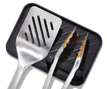 Pinça e Espátula para Churrasco em Inox | Westwing