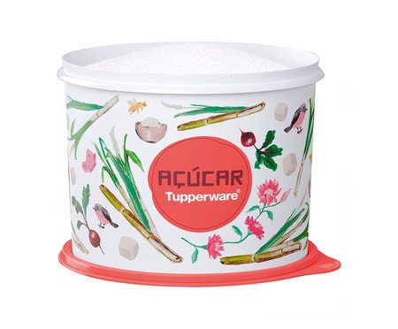 Tupper Caixa Açúcar Floral