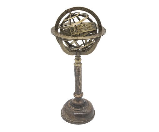 Astrolábio Decorativo Dourado, Dourado | WestwingNow