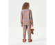 Pijama Manga Longa Infantil Cinza, Colorido | WestwingNow