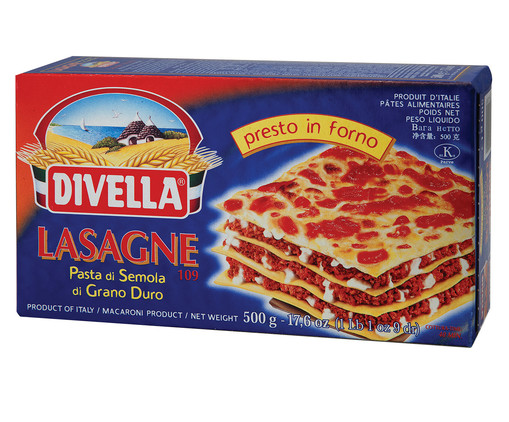 Massa Divella Nº 109 Lasagne Semola, Colorido | WestwingNow