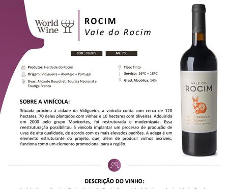 Vinho Tinto Português Rocim Vale do Rocim | Westwing