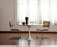 Mesa Saarinen Oval Pau Ferro Base Branca, Branco | WestwingNow