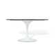 Mesa Saarinen Oval São Gabriel Base Branca, Branco | WestwingNow