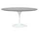 Mesa Saarinen Oval São Gabriel Base Branca, Branco | WestwingNow