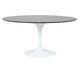 Mesa Saarinen Oval São Gabriel Base Branca, Branco | WestwingNow