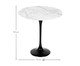 Mesa Saarinen Lateral Carrara Base Preta, Preto | WestwingNow
