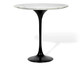 Mesa Saarinen Lateral Carrara Base Preta, Preto | WestwingNow