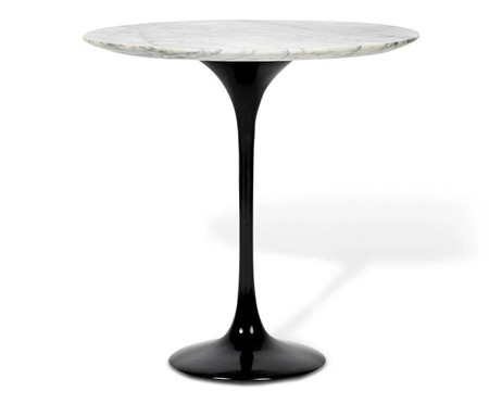 Mesa Saarinen Lateral Carrara Base Preta | WestwingNow