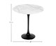 Mesa Saarinen Lateral Carrara Base Preta, Preto | WestwingNow