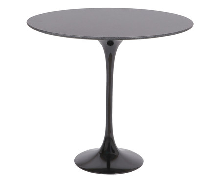 Mesa Saarinen Lateral Oval São Gabriel Base Preta | WestwingNow