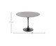 Mesa Saarinen Redonda São Gabriel Base Preta, Preto | WestwingNow